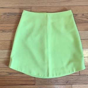 Lime Green Skirt